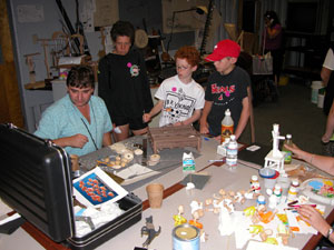 demonstrating a mechanism