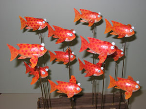 The fish machine , made while we were artist's in residence