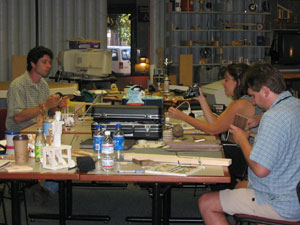 working with Mike and Karen at the Exploratorium