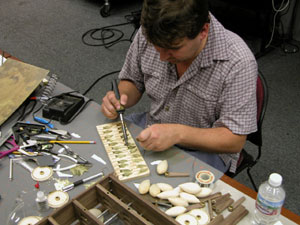 soldering fins for a large fish engine