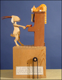 Goat at the Piano